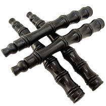 Bamboo Knuckle Style Handle Hollow bamboo pole special handlebar sleeve grip with flower stick beating rod handle sleeve handle plastic