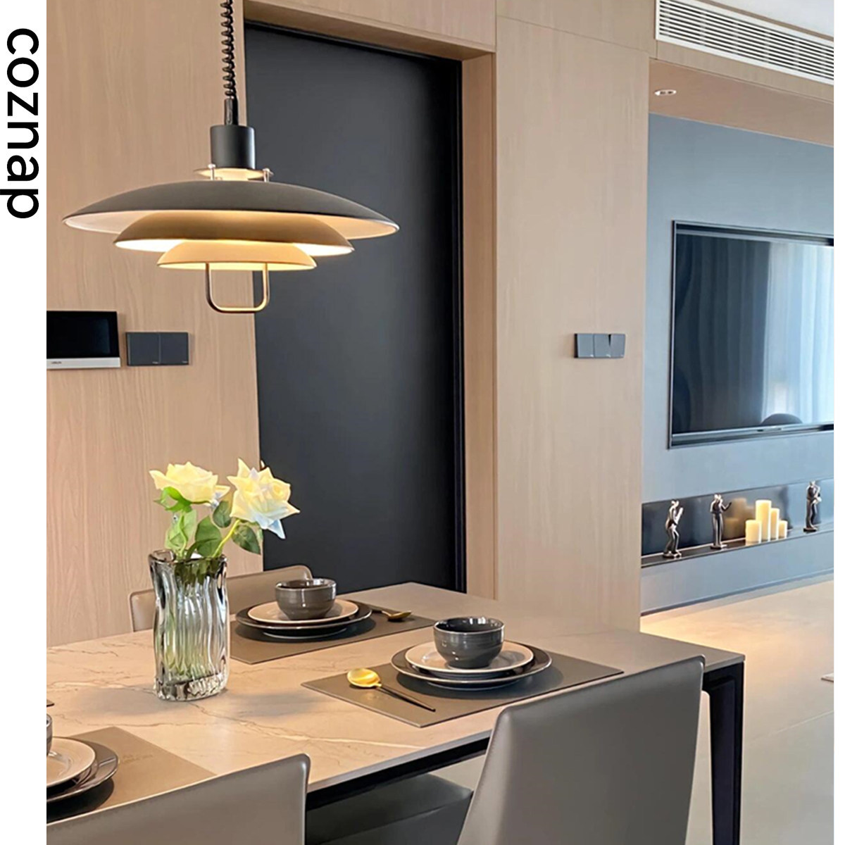 coznap ｜丹麦Primus设计师升降ph5飞碟餐厅吊灯简约吧台中古灯具,淘宝优惠券,粉丝福利购,淘宝优惠卷