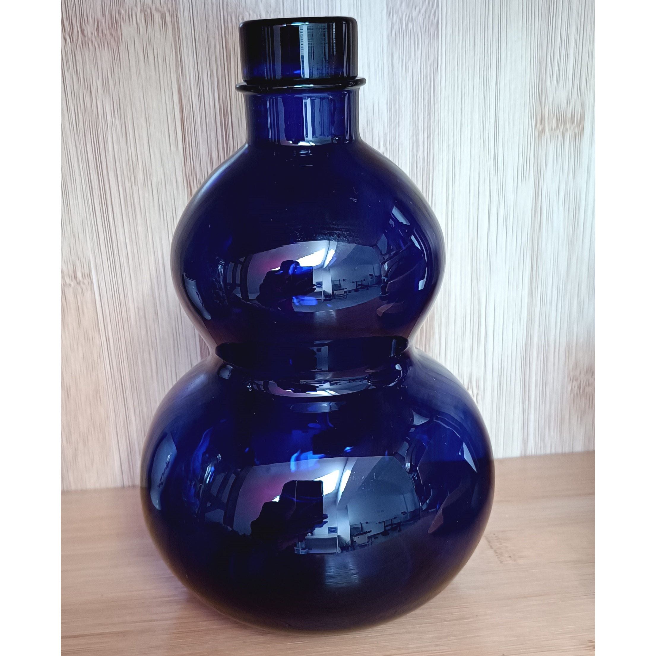 零极限清理水瓶晒太阳水蓝色耐高温玻璃葫芦水瓶1000毫升便携水杯,淘宝优惠券,粉丝福利购,淘宝优惠卷