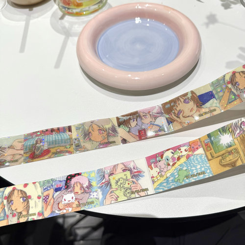 ACCIO褪色的回忆循环分装奥莉蛙合作款贴纸卷分装装饰可爱新品 - 图1