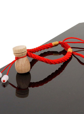 木质原色软陶瓶香水手链