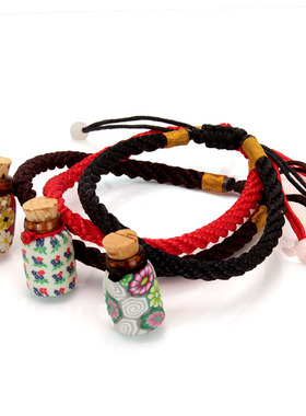 多彩小巧手链玻璃便宜实惠女