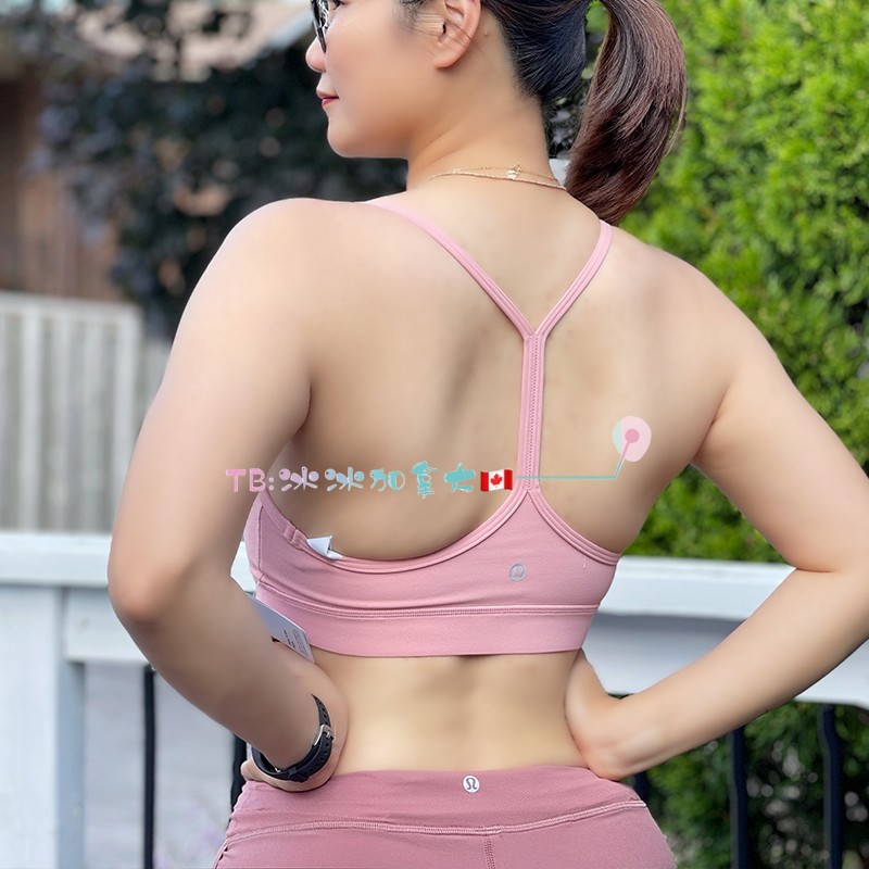 折-现Lululemon Flow Y Bra Nulu裸感面料 瑜伽 A-B杯运动文胸 - 图0