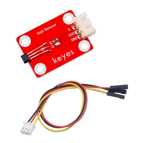 Keyes霍尔开关磁力传感器A3144测速计数模块兼容arduino microbit - 图2