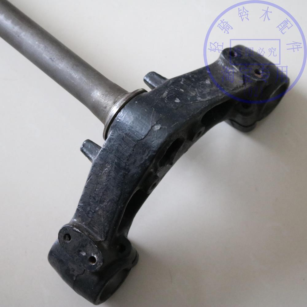 适用铃木超人QS150T方向柱踏板摩托车悠e华彩QS125T-A车把转向轴 - 图0