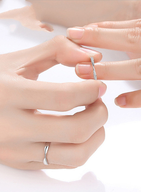 仲夏之晶莫比乌斯环925纯银戒指