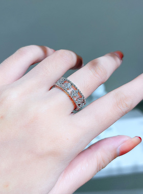 仲夏之晶女合金小众百搭戒指