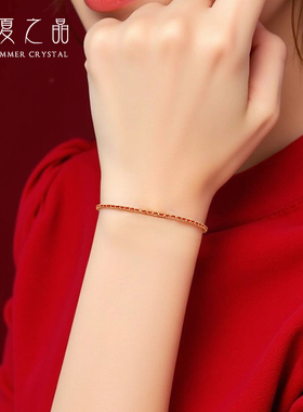 本命年好运红绳手链女生手绳编织