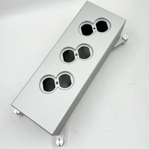 HIFI Fever Sound Power Supply Row Inserts Full Aluminum Alloy Beauty Standard Socket Housing Power Filter 6 Digits 8 Bits