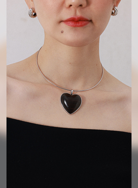 muer沐耳925纯银吊坠项链