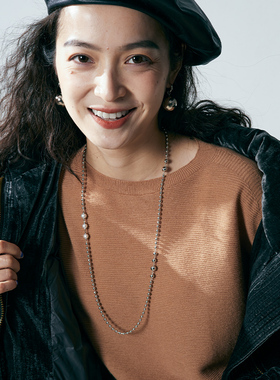 muer沐耳简约珍珠女式圆珠链短款