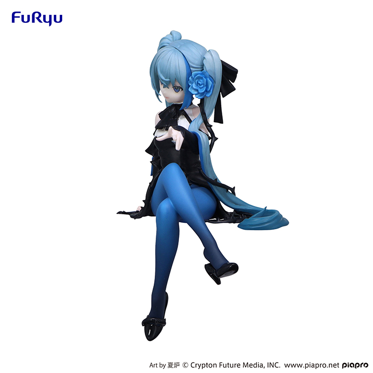 【猫受屋】预 FuRyu 初音未来 蓝色玫瑰 泡面压 景品 手办 - 图1