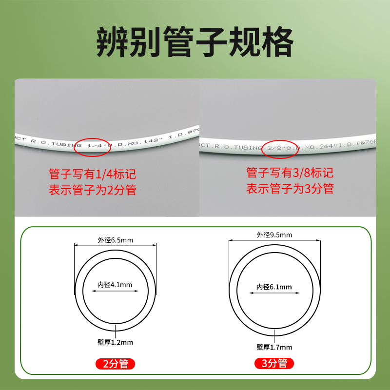 净水器水管2分3分pe管家用过滤器管线饮水机进水软管接头配件大全 - 图1