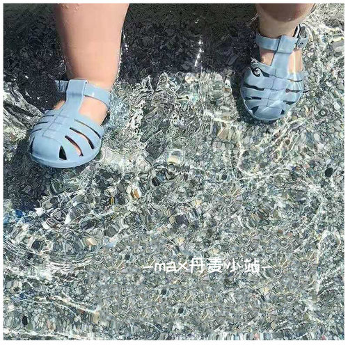 5折 夏季丹麦Liewood婴幼儿童宝宝沙滩凉鞋水果冻橡胶软底鞋子 - 图2