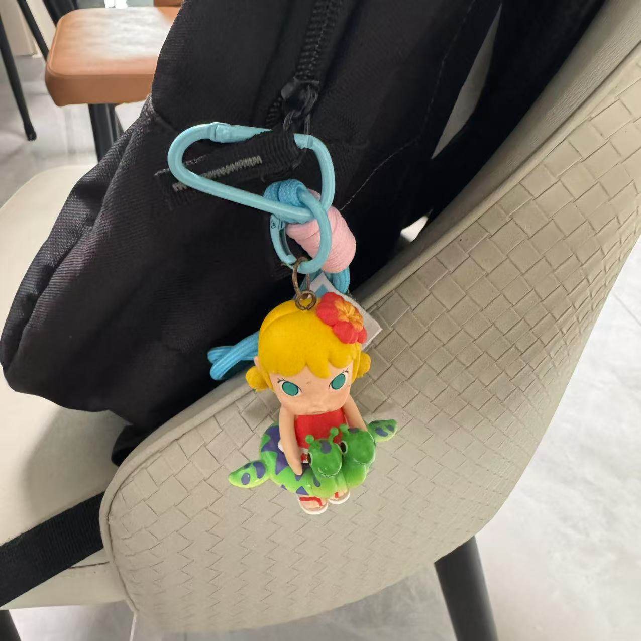 车挂diy配件泡泡玛特后视镜挂绳毛绒娃娃钥匙扣登山扣挂绳手机链,淘宝优惠券,粉丝福利购,淘宝优惠卷