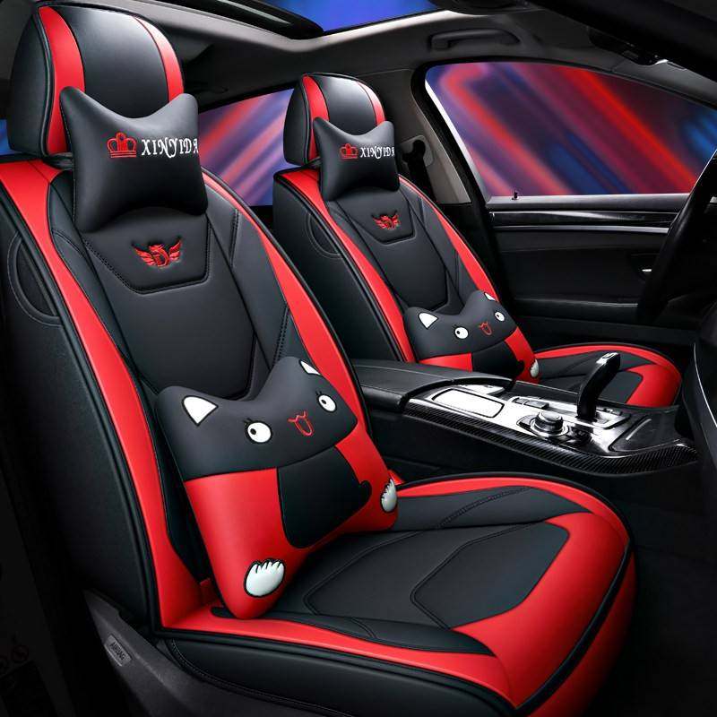 大众迈腾桑塔纳速腾宝来汽车坐垫座套全包座垫四季通用座椅套卡通,淘宝优惠券,粉丝福利购,淘宝优惠卷