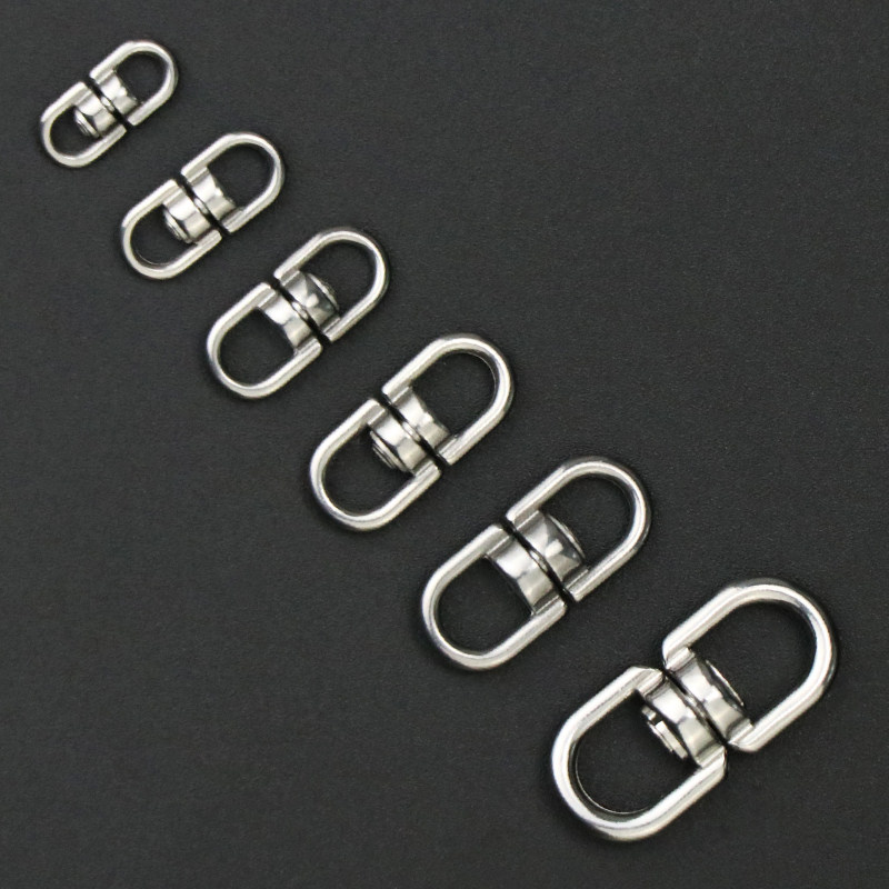 304不锈钢迷你8字万向扣360°可旋转钥匙扣多功能挂扣连接饰品扣,淘宝优惠券,粉丝福利购,淘宝优惠卷