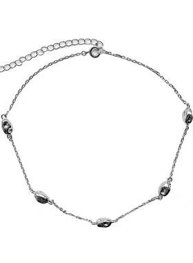 金豆豆项链金银俩色项链