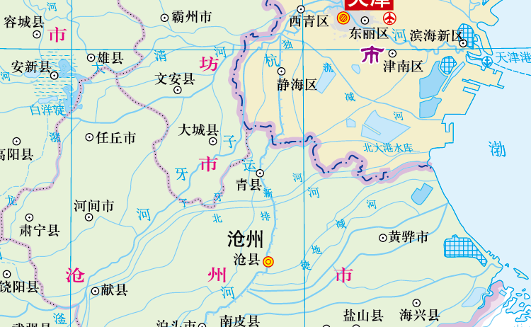 河北省京津冀地图区域图设计素材源文件地级矢量图清晰度高AI文件-图1