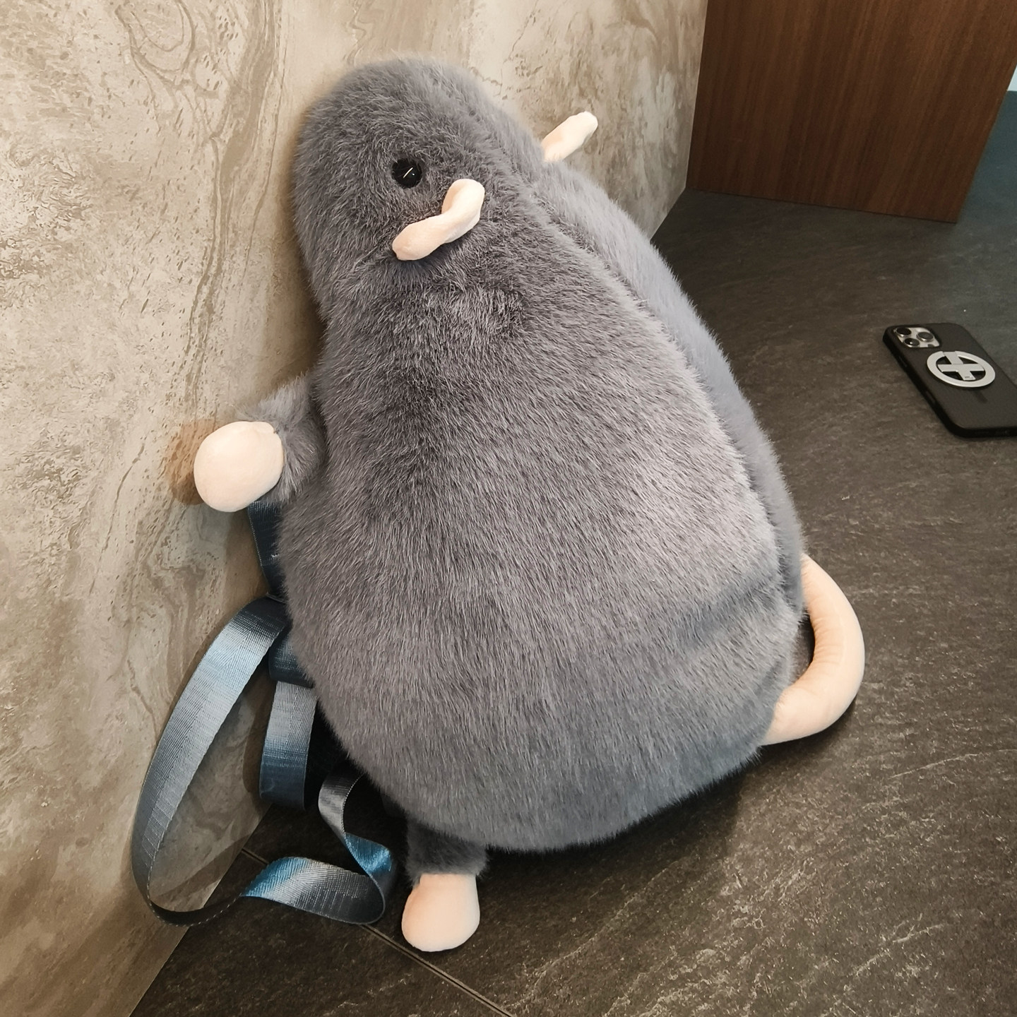 花枝鼠背包可爱仿真老鼠双肩包毛绒公仔玩偶书包丑萌创意包包礼物,淘宝优惠券,粉丝福利购,淘宝优惠卷