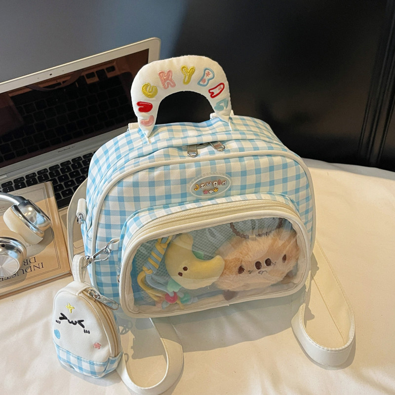 可爱学院风百搭手提斜挎包少女心小众双肩背包小食量痛包娃包礼物,淘宝优惠券,粉丝福利购,淘宝优惠卷