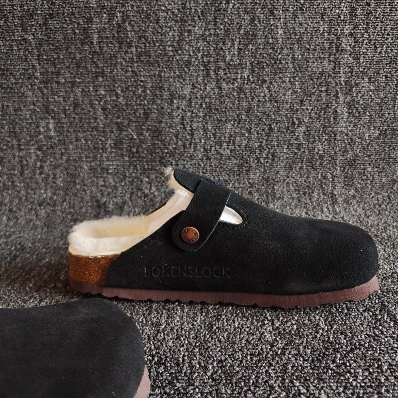 正品撤柜断码处理真皮女鞋大气可爱百搭勃肯毛毛棉拖鞋平底羊毛冬,淘宝优惠券,粉丝福利购,淘宝优惠卷