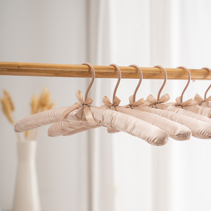 欧润哲 布艺衣架包布棉挂衣架 防肩角防滑衣架欧式婚纱衣服衣撑子,淘宝优惠券,粉丝福利购,淘宝优惠卷