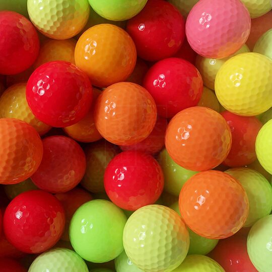 Golf color ball three-line offline game blank exercise