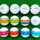 Golf color ball three-line offline game blank exercise