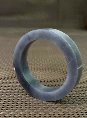 和田玉烟青玉手镯烟紫毛圈山料原料原石紫罗兰玉石半成品促销A48