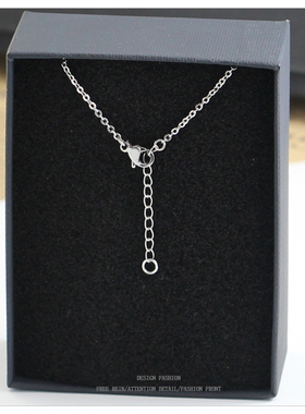 人像项链女高级感小众项链气质颈链个性甜酷新潮锁骨链水洗不掉色