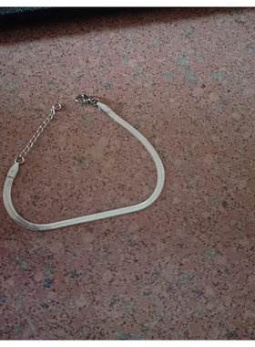 精致款洗不掉色银色蛇骨手链男女生男女士小众高级感潮情人节礼物