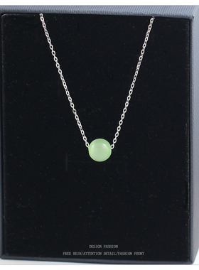 猫眼石项链女款轻奢小众高级感短款颈链配饰简约日常百搭锁骨链女