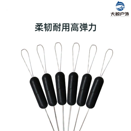 钓鱼超紧硅胶太空豆特级优质橡胶100组散装橄榄形型渔具小号配件 - 图1