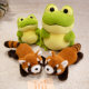 ກົບໜ້າຮັກ plush toy, raccoon, red panda doll, children's comfort pillows, doll gift gift