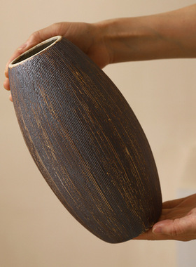 花瓶客厅陶瓷皓杨复古