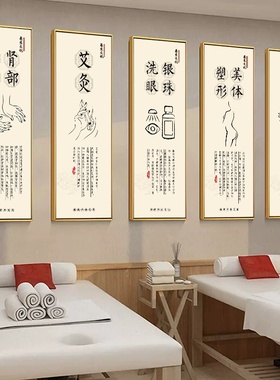 中医养生馆挂画装饰画