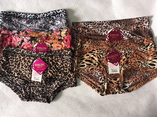 包邮～女士冰丝凉爽竹碳内档三角裤内裤中腰型花式 2840 - 图0