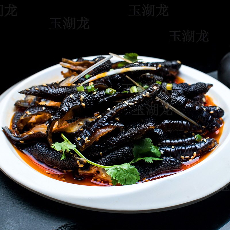 春之源麻辣鸡爪香辣味无骨凤爪去骨乌鸡爪红油黑鸡脚小包装下饭菜