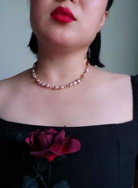 炫彩镜面极光法式巴洛克异形珍珠