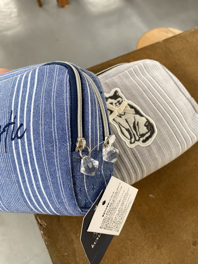 精致的美 刺绣猫咪出口日本正品零钱包双向拉链小化妆包布艺收纳,淘宝优惠券,粉丝福利购,淘宝优惠卷