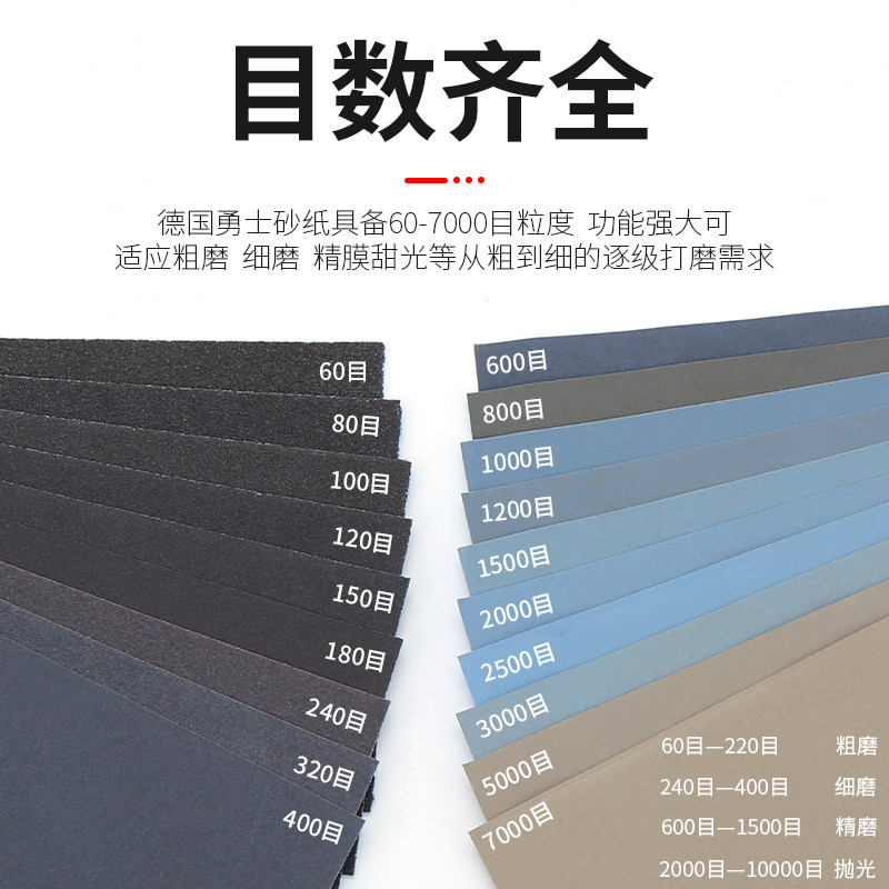 德国砂纸2000目3000目5000目抛光文玩金属打磨7000水砂纸超细沙纸,淘宝优惠券,粉丝福利购,淘宝优惠卷