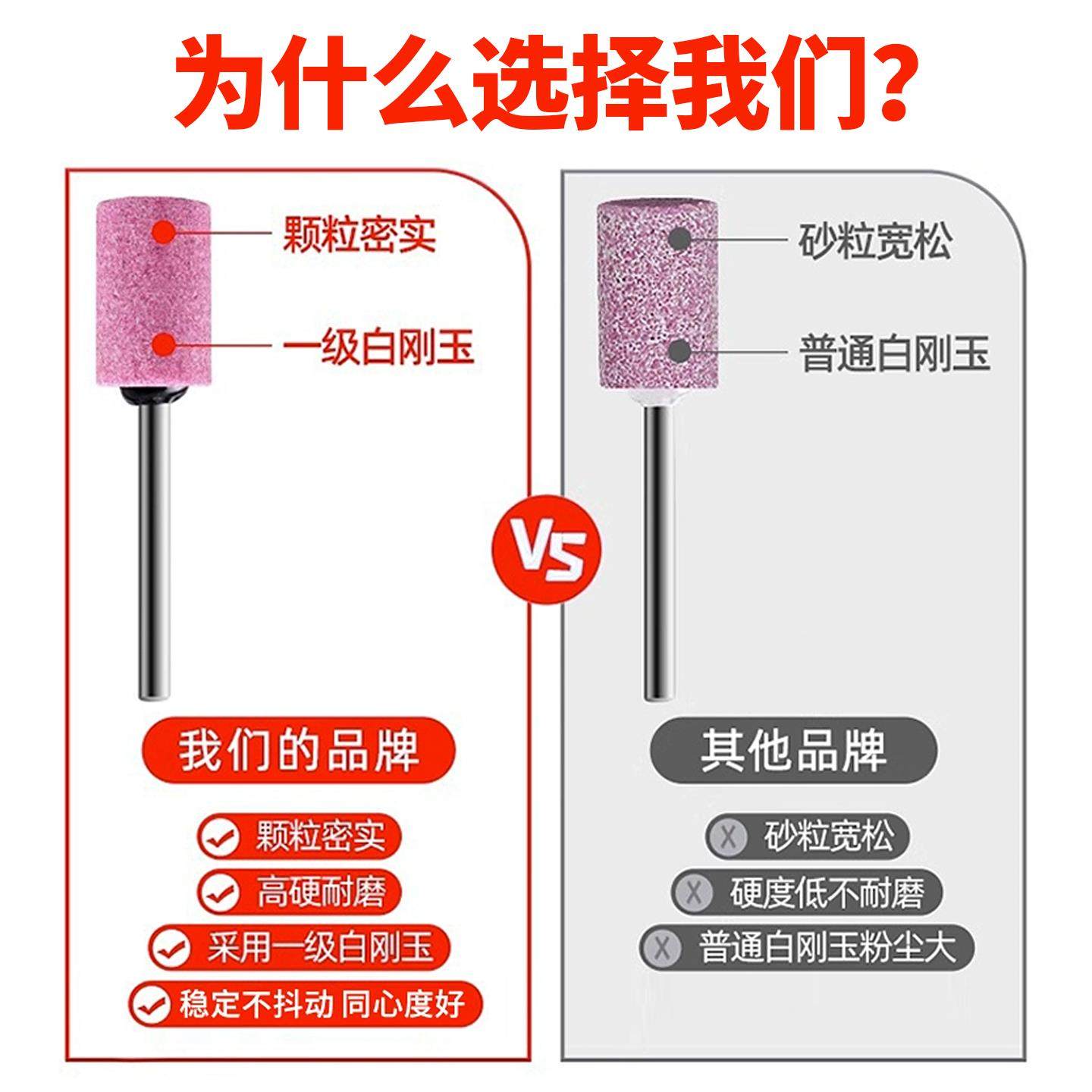 气动打磨头电动火石仔小型砂轮磨头翡翠抛光手电钻圆柱形配件套装,淘宝优惠券,粉丝福利购,淘宝优惠卷
