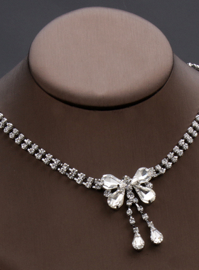 蝴蝶结颈链写真表演礼服配饰