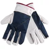 佳护 Железнодорожные перчатки для трудовых страховых перчаток сгущенные армированные сталелистые растения ладонь и кожаная железнодорожная ручка