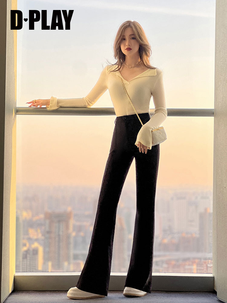 DPLAY高弹显瘦经典直筒裤