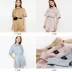 DPLAY Depala 2019 hè mới phù hợp với màu xanh châu Âu và Mỹ cổ áo jumpsuit đơn ngực - Quần short quần short nữ lưng cao Quần short