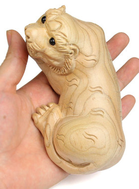 桃木十二生肖木雕摆件