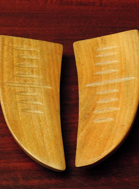 桃木双龙羊角圣杯工艺品