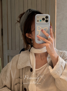 Fishcosy 韩国定制 复古格子扭结设计显发量宽发箍 不勒头超舒服